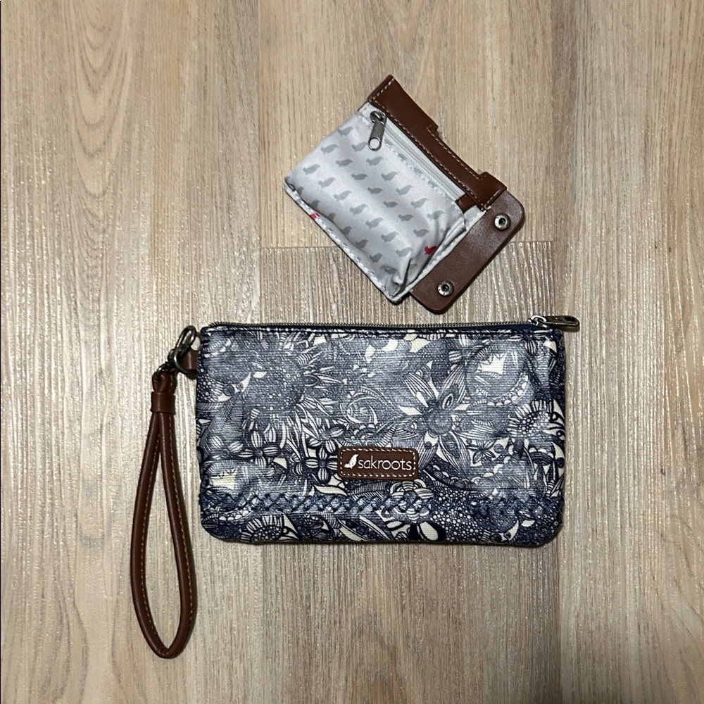 Sakroots Floral Tote with Matching Wristlet - Picture 4 of 7